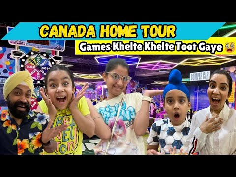 Canada Home Tour - Games Khelte Khelte Toot Gaye | RS 1313 VLOGS | Ramneek Singh 1313