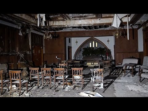 Exploring An Abandoned Funeral Home - Found Embalming Room and Caskets