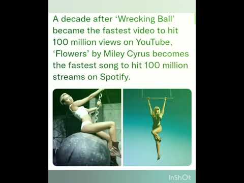 A decade after ‘Wrecking Ball’ became the fastest video to hit 100 million views on YouTube