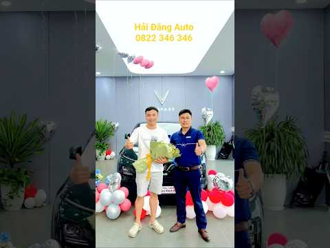 Chúc mừng quý khách hàng Anh Cường - Chị Nhâm nhận xe Vinfast VF6 Plus màu siêu chất.