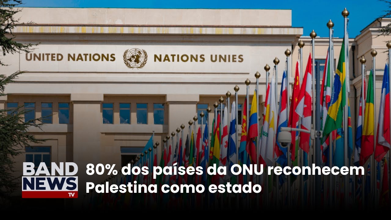 80% dos países da ONU reconhecem Palestina como estado | BandNews TV
