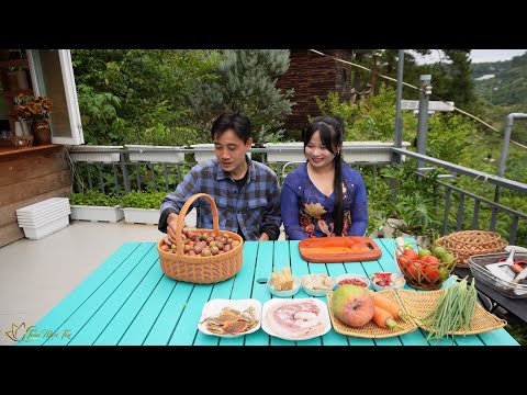 CHẮC ĐÂY LÀ LẦN CUỐI CÙNG VỢ BẦU MẶC ÁO BÀ BA Vô Bếp Làm Gỏi Mận Hà Nội Ăn Cùng Thịt Luộc