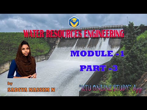 KTU WRE | WATER RESOURSES ENGINEERING - S5 CIVIL- MODULE 1- PART 3 - KTU ONLINE STUDY APP