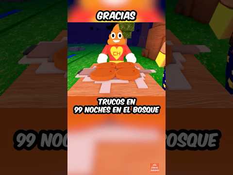 🔥 TRUCO BANDEJA LOBO 🐺🍖 99 Noches en el Bosque Roblox 🌲🪓 #roblox #robloxshorts