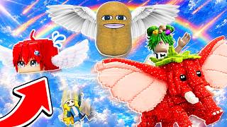 空を飛ぶAIモンスターに乗って「マエスケ」ブレインロットをゲットするロブロックス🥔🪽【ROBLOX・ろぶろっくす】よろずや🍭