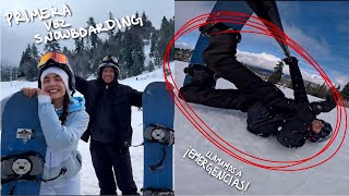PRIMERA VEZ SNOWBOARDING *LLAMAMOS A EMERGENCIAS*