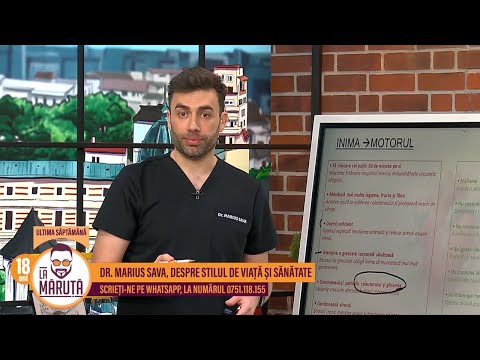 Dr. Marius Sava, despre stilul de viață și sănătate