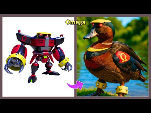 HOW SONIC : THE HEDGEHOG 3 MOVIE CHARACTERS LOOK AS DUCKS!