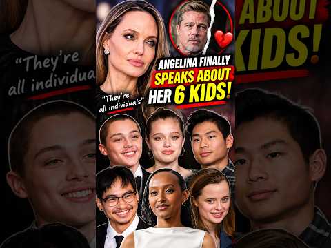 Angelina Jolie Breaks Her Silence on Raising Brad Pitt’s 6 Kids… The Truth Is Emotional 💔