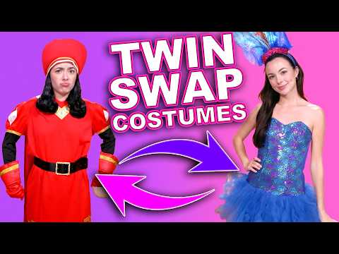 Twin Swap Halloween Costumes 🎃👯‍♀️ | Merrell Twins