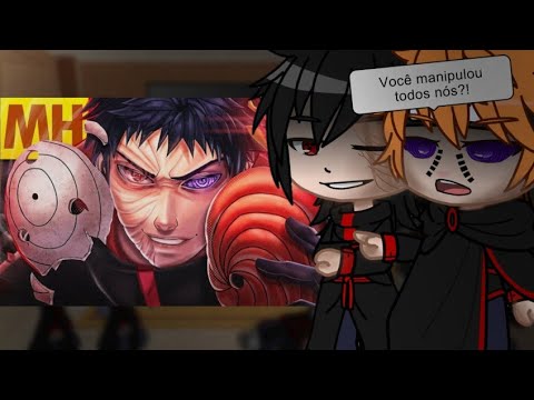 Akatsuki react Tipo Tobi 2|MÁSCARA NA CARA|Naruto|React GC