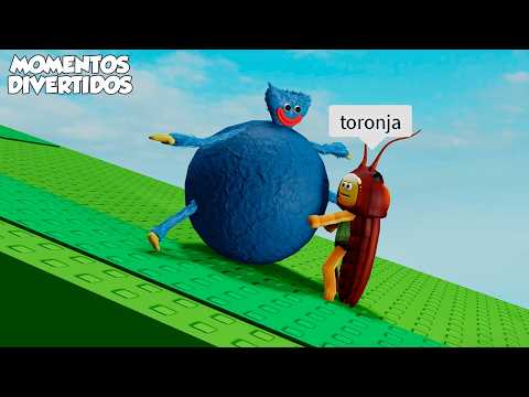 OBBY PERO ERES UNA BOLA MOMENTOS DIVERTIDOS (ROBLOX) (ROLL A FRIEND)