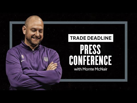 Monte McNair Trade Deadline Press Conference video clip 