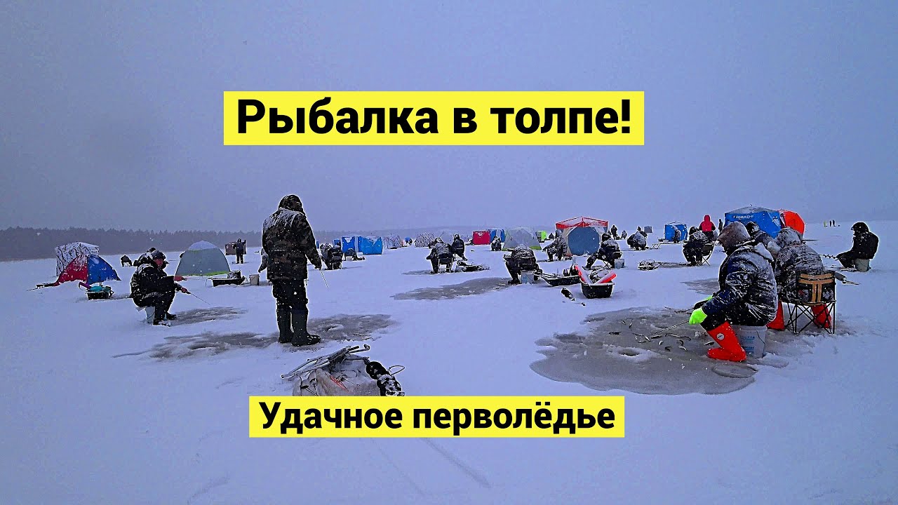 Корюшка на перволёдье 2023!