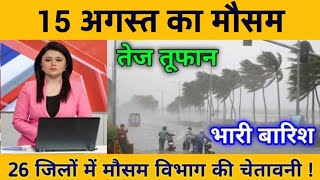 आज 9 अगस्त 2025 का मौसम | यूपी मे भारी बारिश आंधी तूफान की चेतावनी #rain #आज_का_मौसम #weather_update