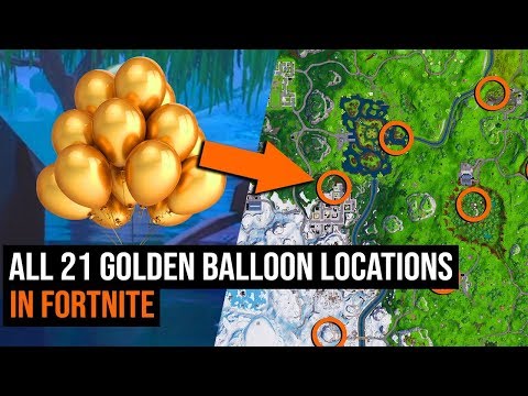 Fortnite golden balloon locations ign