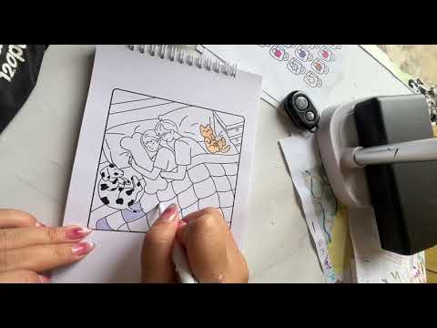 Drawing beautiful pictures with teacher Tam part 22
