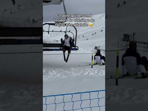 JE M’OCCUPE déjà PAS DE MOI 🙂‍↔️ #ski #skiing #skieurs #telesiege