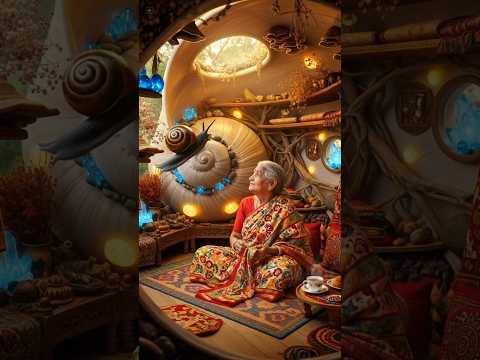 দাদির শামুকের বাড়ি #ai #grandmother #cartoon