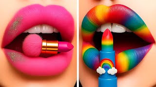 Extreme RAINBOW NERD MAKEOVER | Hacks To Become POPULAR* Beauty Transformation With Gadgets