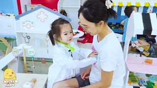 Nhạc Thiếu Nhi BÉ CHƠI LÁI XE XÍCH LÔ - Bé Tiên đi khu vui chơi cùng chị P3