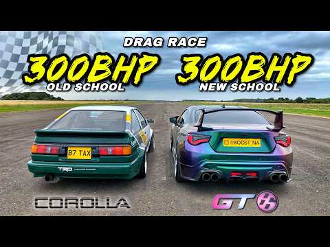 OLD SCHOOL vs NEW SCHOOL.. TURBO GT86 vs TURBO COROLLA AE86