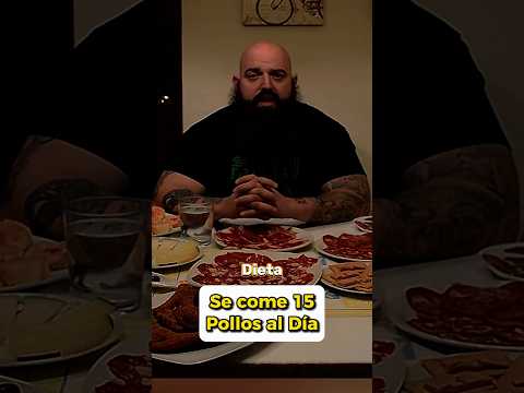 No podrías comerte ni la mitad😱 #comida #fitness #gym #fuerza