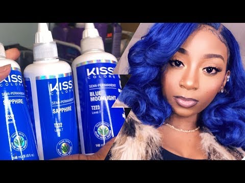 Part 1 How To Get NIPSEY BLUE  Hair In Seconds ft VictoriaWig
