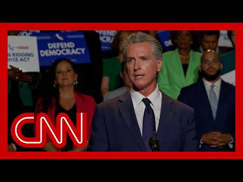 'Fight fire with fire': Newsom unveils California redistricting effort