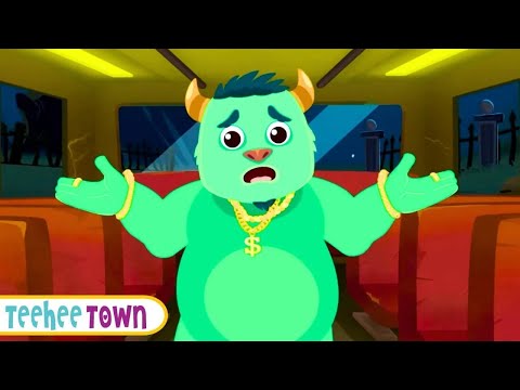 Wheels On The Monster Bus Creepy + Spooky Skeleton Songs By Teehee Town