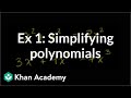 Simplifying Polynomial Expressions