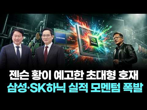 "지금이 기회?" 젠슨 황이 예고한 초대형 호재, 삼성·SK하이닉스 실적 모멘텀 폭발한다!
