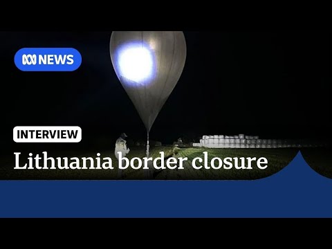 YouTube video thumbnail: Lithuania Temporarily Shuts its Border Crossings With Belarus
