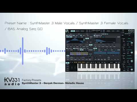 Gercek Dorman's SynthMaster 3 Melodic House factory presets demo