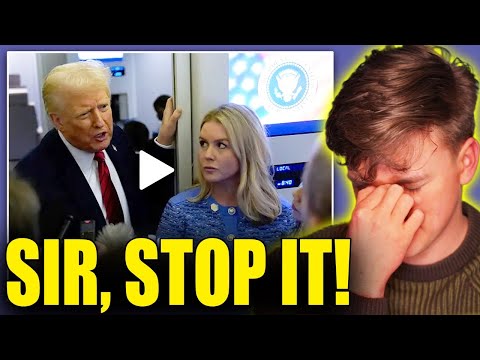 Watch Leavitt TOTALLY PANIC as Trump Suffers EMOTIONAL BREAKDOWN!