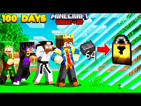 100 Days But You Can BUY CHUNKS In Hardcore Minecraft 😰