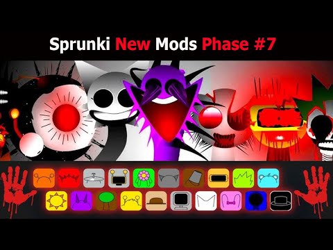 Sprunki Incredibox Mods Phase 7 - New Mods Game