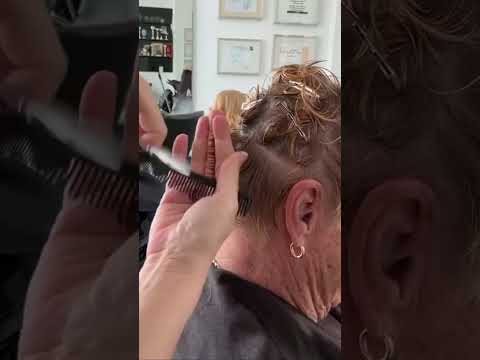 Short layer haircut #haircut #hairstyle #hair #short #video #blowup #cuttingskills ng