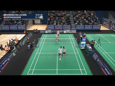 Match point - Hemming / Van Leeuwen vs Espersen / Kudsk - XD, Final - Irish Open 2024