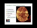 Solar Energy Concepts and Applications