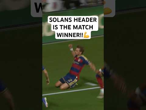 Sergi Solans THUNDEROUS⚡ HEADER for RSL!!