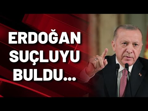 ERDOĞAN SUÇLUYU BULDU...