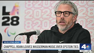 Newsom speaks on his LA28 CEO friend, who appears in Epstein files