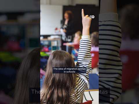 Germany debates migrant quotas in schools | DW News