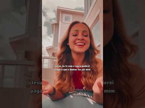 Eu vivo pra Te amar e pra anunciar ao mundo o seu Amor.