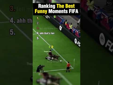 Top 5 FIFA Funniest Moments of All Time #fifa #eagames #football #shorts