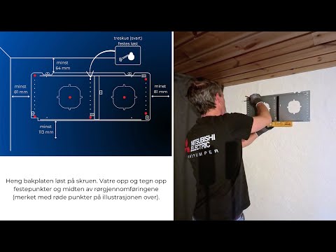Miniventilasjon 80 montering