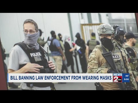 YouTube video thumbnail: Tennessee Bill Would Ban Law Enforcement From Wearing Masks