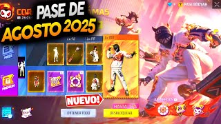 🔥 NUEVO PASE BOOYAH DE AGOSTO 2025 de FREE FIRE PROXIMO PASE ELITE NUEVA ACTUALIZACION SIGUIENTE