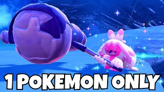 i only use 1 pokemon this video...